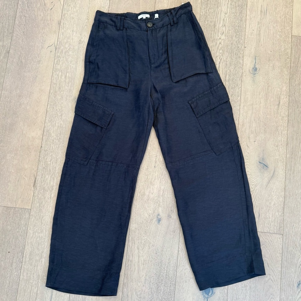 Vince Wide Leg Cargo Pants Coastal Blue (ASO Taylor Swift)